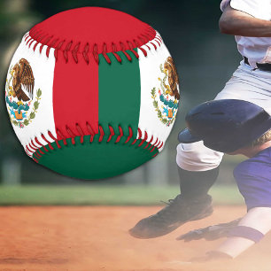 Mexico & Mexican Flag sports / Baseball Balls