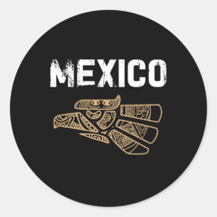 México Mexico Cinco De Mayo Futbol Pride Mexican 1 Classic Round Sticker
