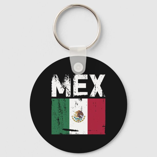 México Mexico Cinco De Mayo Pride Mexican  Key Ring (Front)