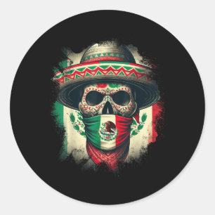México Mexico Cinco De Mayo Tijuana Pride Mexican Classic Round Sticker