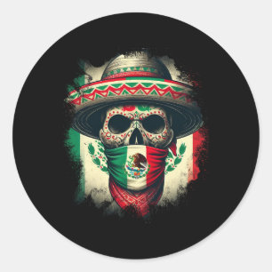 México Mexico Cinco De Mayo Tijuana Pride Mexican  Classic Round Sticker