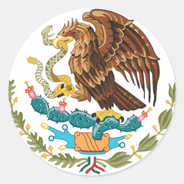 Mexico MX Classic Round Sticker (Front)