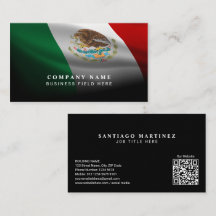 Mexico National Flag with QR Code | Professional