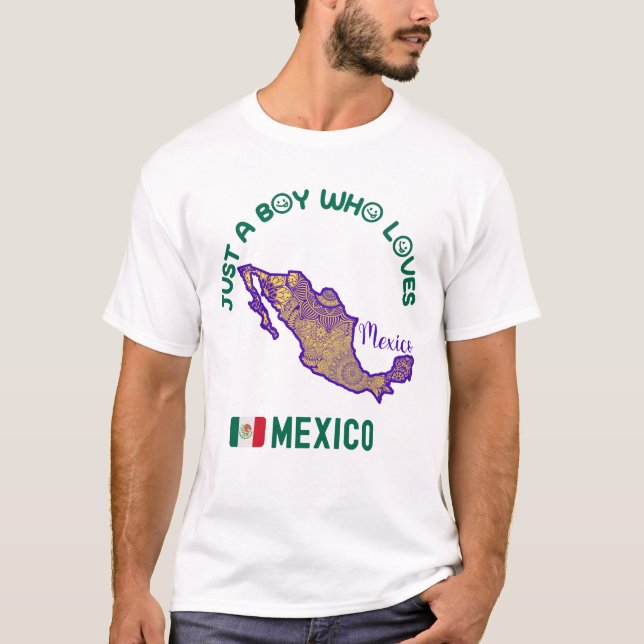 Mexico North America Country T-Shirt (Front)