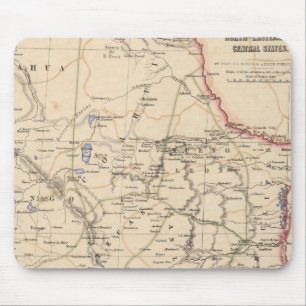 Mexico Northeastern and Central States Mouse Pad