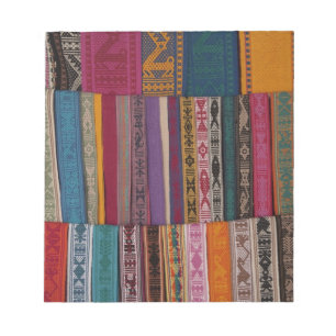 Mexico, Oaxaca Province, Oaxaca, woven belts on Notepad