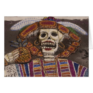 Mexico, Oaxaca. Sand tapestry (tapete de arena)