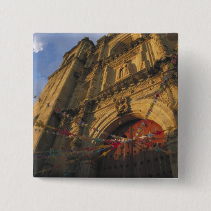 Mexico, Oaxaca, Templo de San Felipe de Neri 2 15 Cm Square Badge