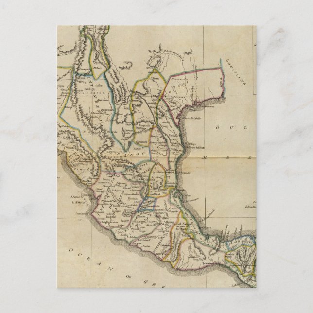 Mexico or New Spain Postcard (Front)