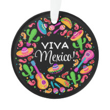 Mexico Ornament - See Back 