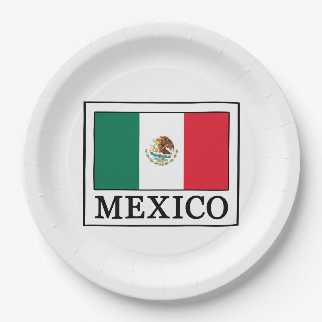 Mexico Paper Plate (Front)