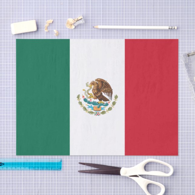 Mexico paper tissue, Mexican Flag tissue paper (Craft)