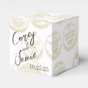 Mexico Passport Favour Box