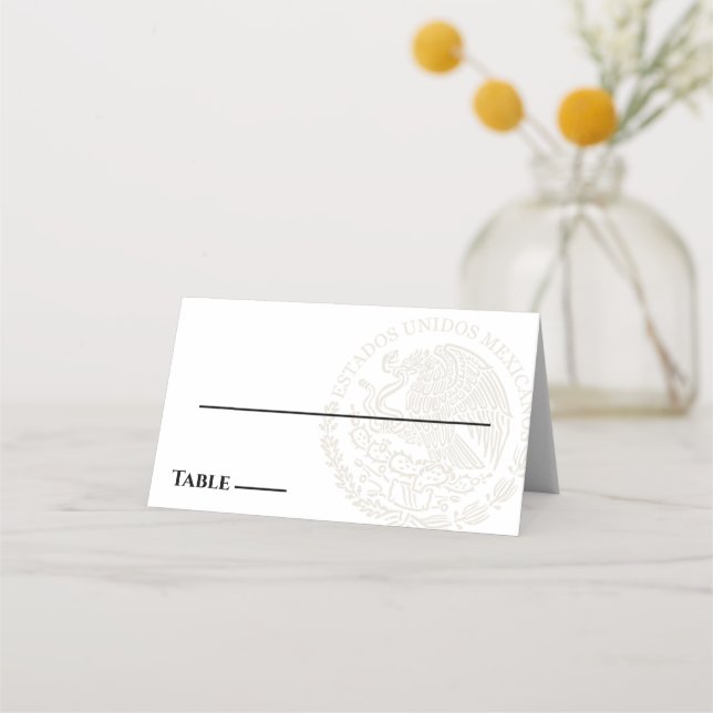 Mexico Passport Place Card (Front)
