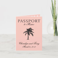 Mexico Passport Wedding Save the Date