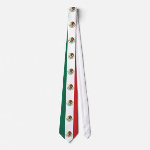 Mexico Plain Flag Tie