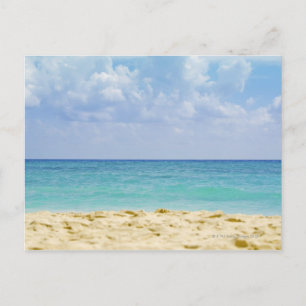 Mexico, Playa Del Carmen, seascape 4 Postcard