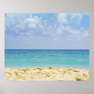 Mexico, Playa Del Carmen, seascape 4 Poster