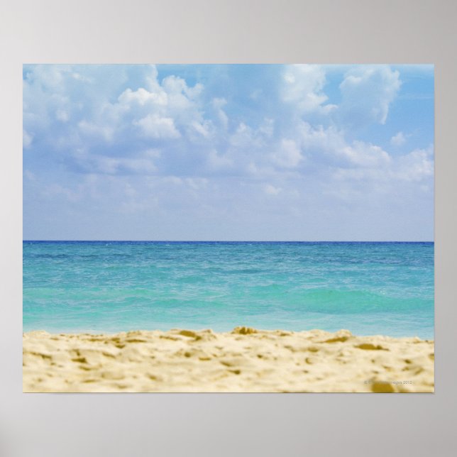 Mexico, Playa Del Carmen, seascape 4 Poster (Front)