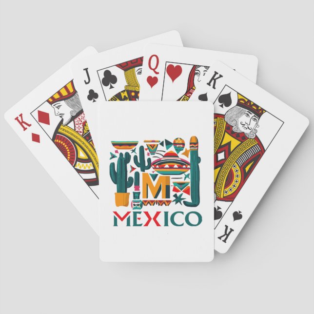MEXICO PLAYING CARDS (Back)