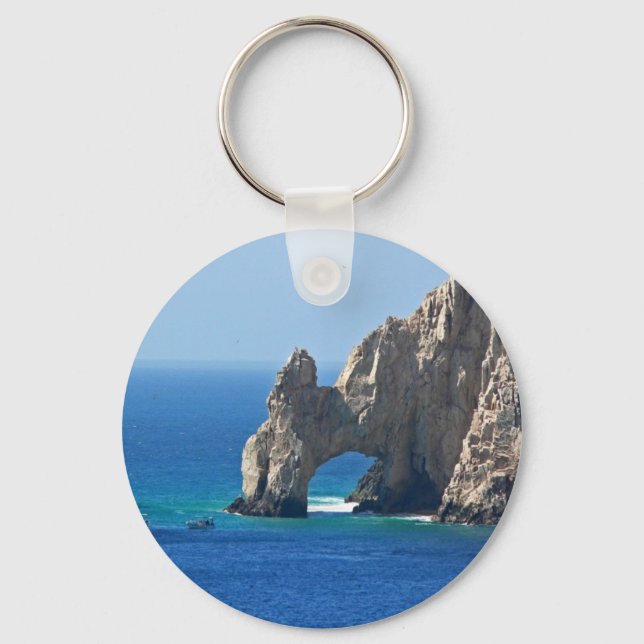 Mexico Postcard - Cabo San Lucas Key Ring (Front)