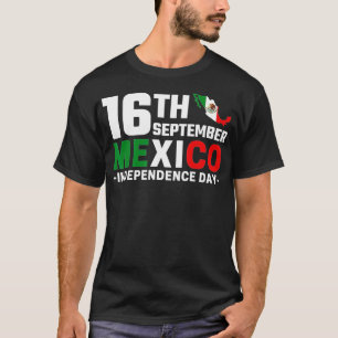 Mexico Pride Independence Day 2022 Mexican Flag Ma T-Shirt