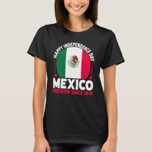Mexico Pride Independence Day Retro Mexican Flag 2 T-Shirt