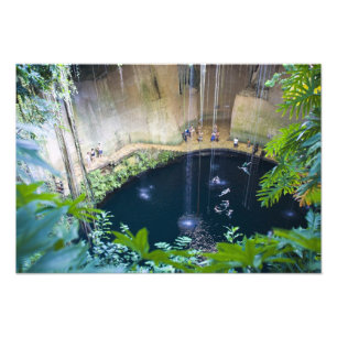 Mexico, Quintana Roo, near Chichen Itza, Photo Print