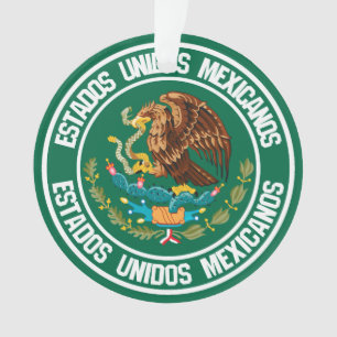 Mexico Round Emblem Ornament