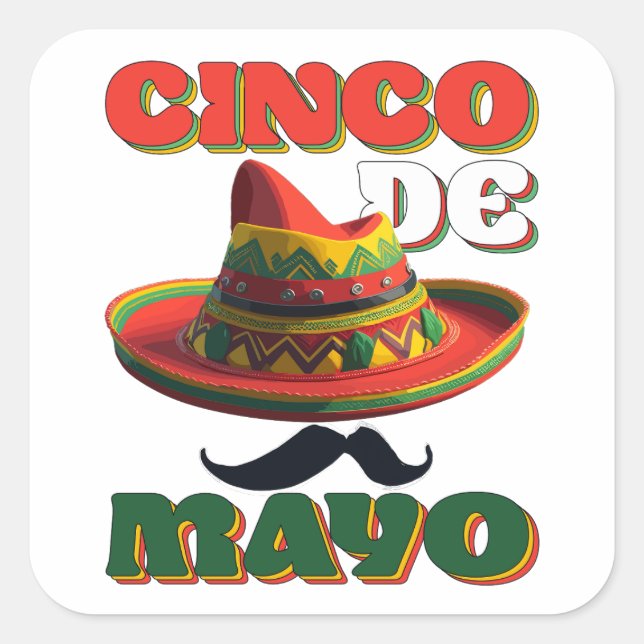 MEXICO’S VICTORY. SQUARE STICKER (Front)
