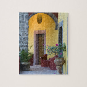 Mexico, San Miguel de Allende, Archway entrance Jigsaw Puzzle