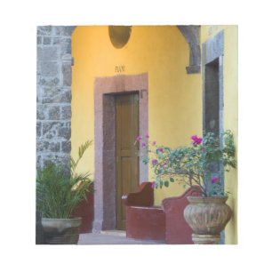 Mexico, San Miguel de Allende, Archway entrance Notepad