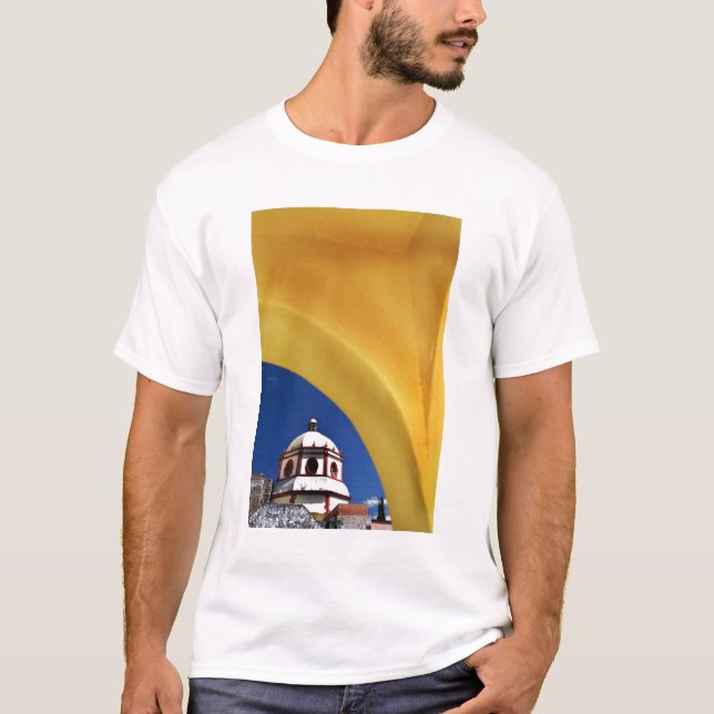 Mexico, San Miguel de Allende. Church framed T-Shirt (Front)