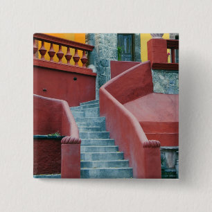 Mexico, San Miguel de Allende, Colourful 15 Cm Square Badge