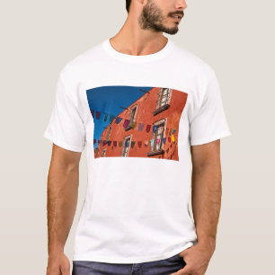 Mexico, San Miguel de Allende. Colourful banners T-Shirt