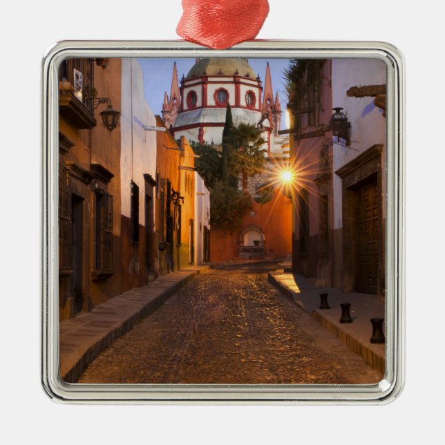 Mexico, San Miguel de Allende. Early morning Metal Tree Decoration (Front)