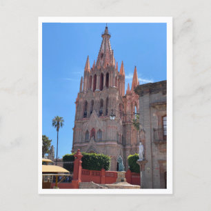 Mexico, San Miguel de Allende Parroquia Cathderal Postcard