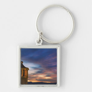Mexico, San Miguel de Allende. Sunset over Key Ring