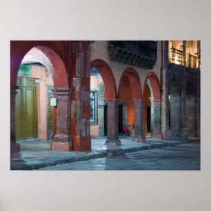 Mexico, San Miguel de Allende, The Jardin, Poster