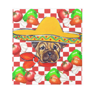 Mexico Shar Pei Notepad