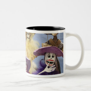 Mexico. Skeletal Catrinas, figures celebrating Two-Tone Coffee Mug