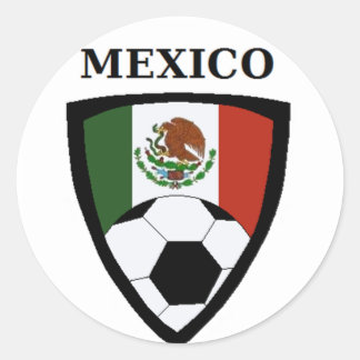 Mexico Soccer Classic Round Sticker