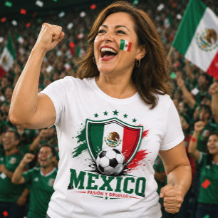 Mexico Soccer Fan El Tri Football World Cup Futbol T-Shirt