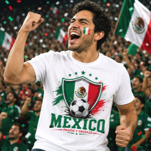 Mexico Soccer Fan El Tri Football World Cup Futbol T-Shirt