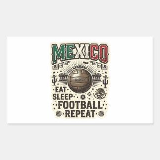 MEXICO Soccer Football Custom 2026 Rectangular Sticker