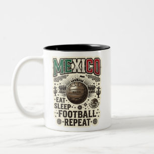 MEXICO Soccer Football Custom 2026 Two-Tone Coffee Mug