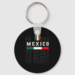 Mexico Soccer Football Flag Vintage Jersey Fan Pri Key Ring