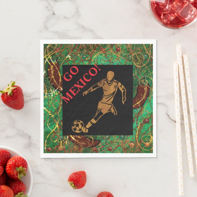 MEXICO  SOCCER  NAPKIN (Insitu)
