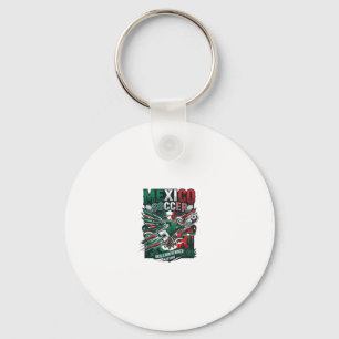 Mexico Soccer Skeleton Striker Nations Premium Spo Key Ring