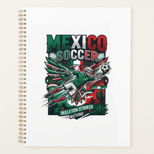 Mexico Soccer Skeleton Striker Nations Premium Spo Planner